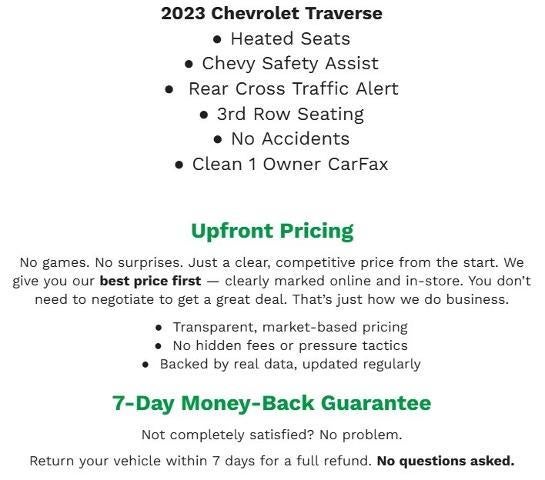 2023 Chevrolet Traverse AWD 4dr LT Cloth w/1LT