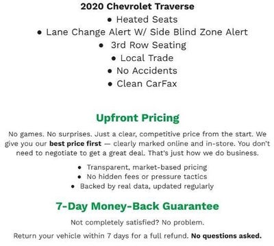 2020 Chevrolet Traverse AWD 4dr LT Cloth w/1LT