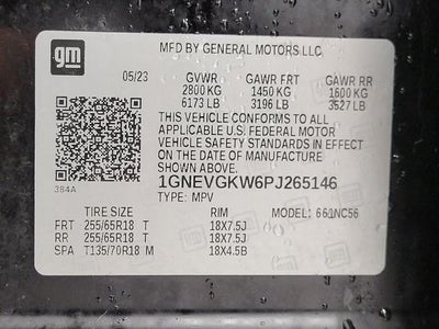 2023 Chevrolet Traverse AWD 4dr LT Cloth w/1LT