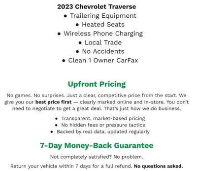 2023 Chevrolet Traverse AWD 4dr LT Cloth w/1LT