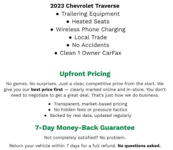 2023 Chevrolet Traverse AWD 4dr LT Cloth w/1LT