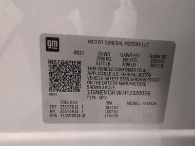 2023 Chevrolet Traverse AWD 4dr LT Cloth w/1LT