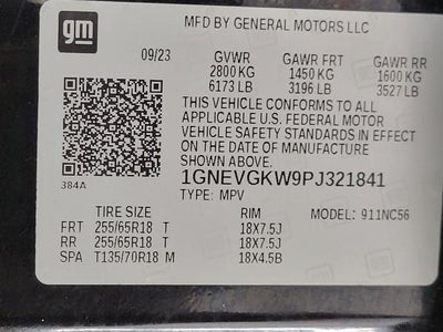 2023 Chevrolet Traverse AWD 4dr LT Cloth w/1LT