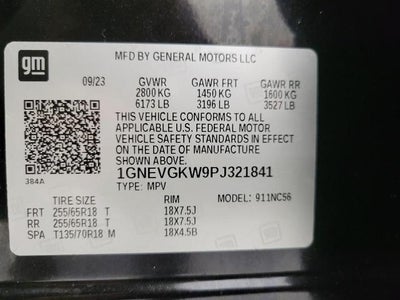 2023 Chevrolet Traverse AWD 4dr LT Cloth w/1LT