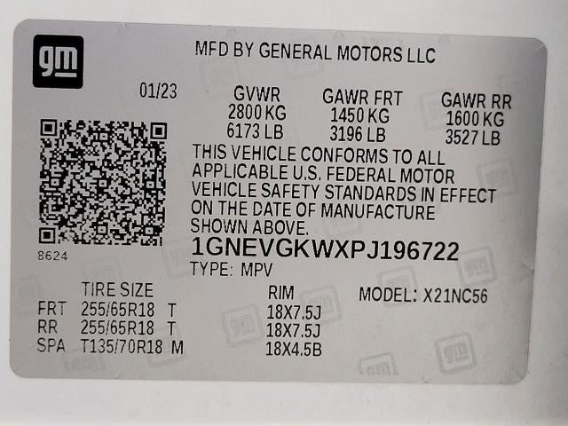 2023 Chevrolet Traverse AWD 4dr LT Cloth w/1LT