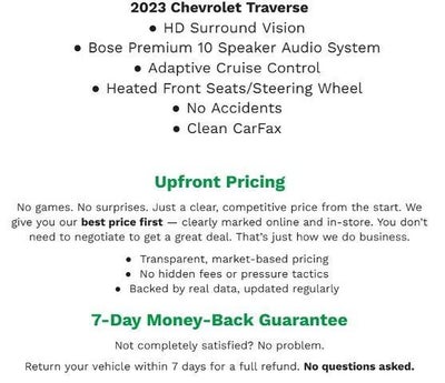 2023 Chevrolet Traverse AWD 4dr LT Leather