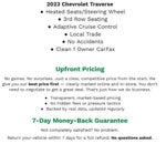 2023 Chevrolet Traverse AWD 4dr LT Leather
