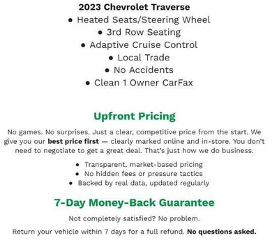 2023 Chevrolet Traverse AWD 4dr LT Leather