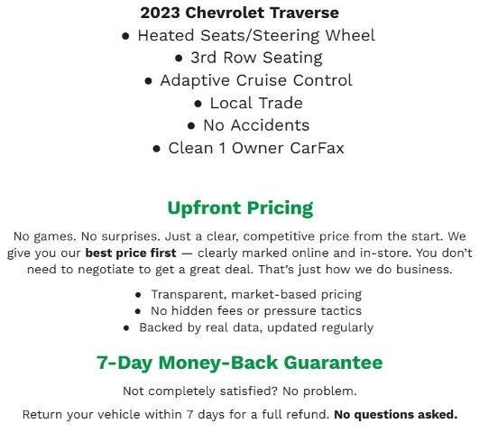 2023 Chevrolet Traverse AWD 4dr LT Leather