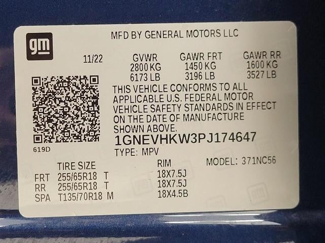 2023 Chevrolet Traverse AWD 4dr LT Leather