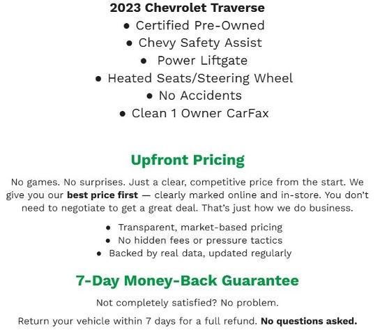 2023 Chevrolet Traverse AWD 4dr LT Leather