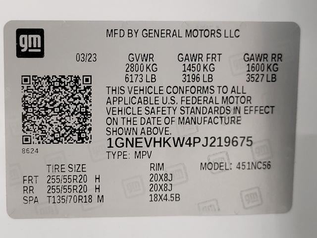 2023 Chevrolet Traverse AWD 4dr LT Leather