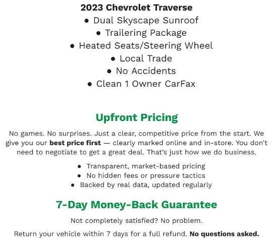2023 Chevrolet Traverse AWD 4dr RS