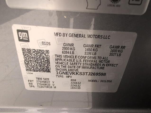 2026 Chevrolet Traverse AWD 4dr High Country w/2LZ