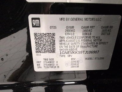 2026 Chevrolet Traverse AWD 4dr High Country w/2LZ