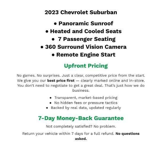 2023 Chevrolet Suburban 4WD 4dr RST