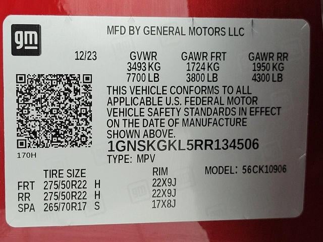 2024 Chevrolet Suburban 4WD 4dr High Country