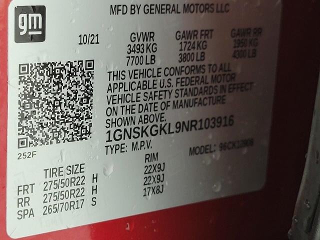 2022 Chevrolet Suburban 4WD 4dr High Country