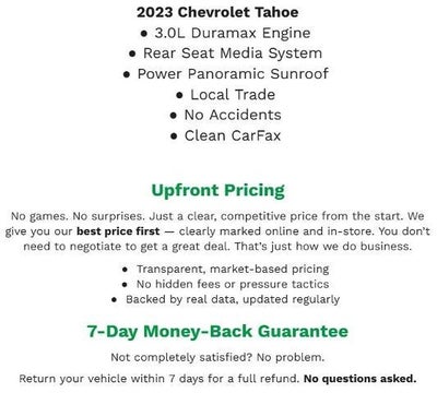 2023 Chevrolet Tahoe 4WD 4dr LT