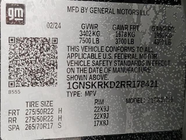 2024 Chevrolet Tahoe 4WD 4dr RST