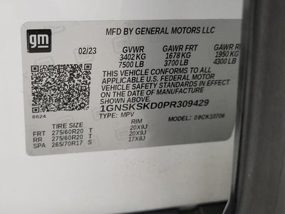 2023 Chevrolet Tahoe 4WD 4dr Premier