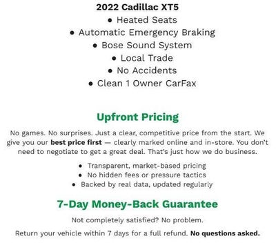 2022 Cadillac XT5 AWD 4dr Luxury