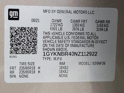 2022 Cadillac XT5 AWD 4dr Luxury