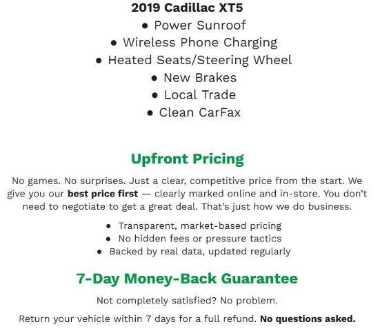 2019 Cadillac XT5 AWD 4dr Luxury