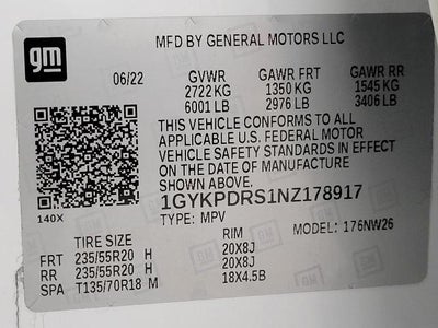 2022 Cadillac XT6 AWD 4dr Premium Luxury
