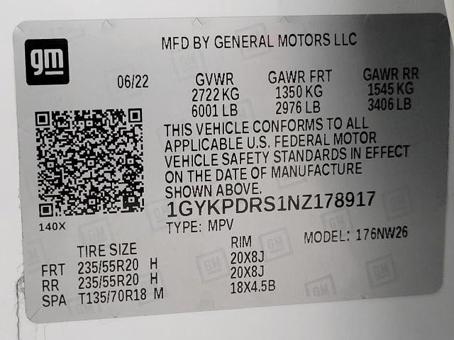 2022 Cadillac XT6 AWD 4dr Premium Luxury