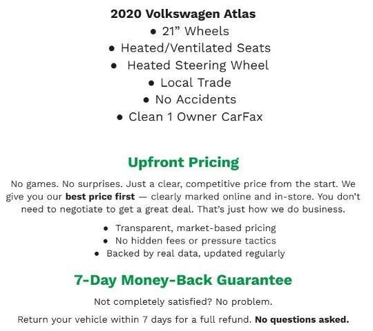 2020 Volkswagen Atlas Cross Sport 3.6L V6 SEL Premium R-Line 4MOTION