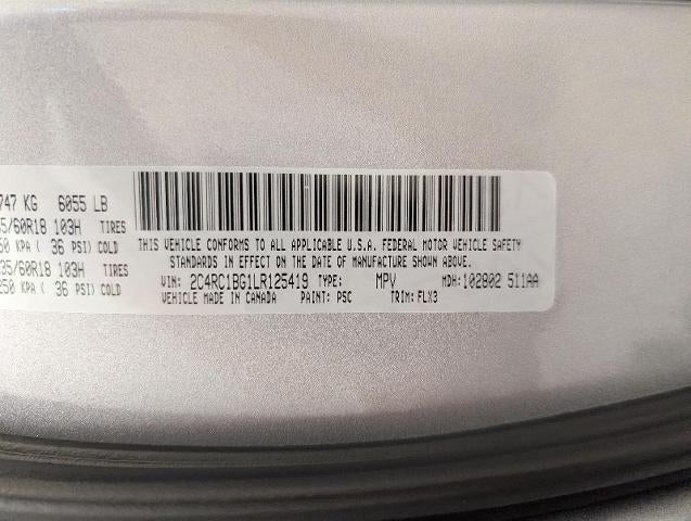 2020 Chrysler Pacifica Touring L FWD