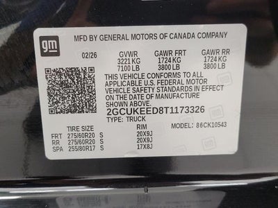 2026 Chevrolet Silverado 1500 4WD Crew Cab 147 RST