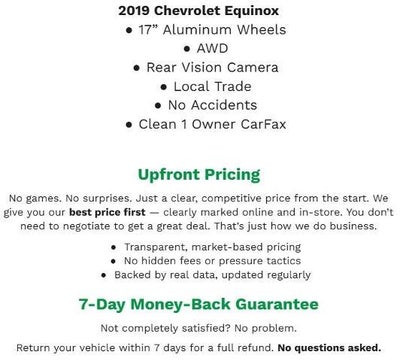 2019 Chevrolet Equinox AWD 4dr LT w/1LT