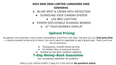 2023 RAM 3500 Longhorn 4x4 Mega Cab 6'4 Box