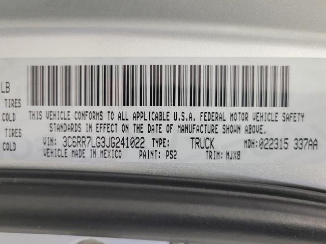 2018 RAM 1500 Big Horn 4x4 Crew Cab 5'7 Box