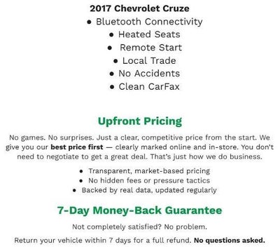 2017 Chevrolet Cruze 4dr HB 1.4L LT w/1SD