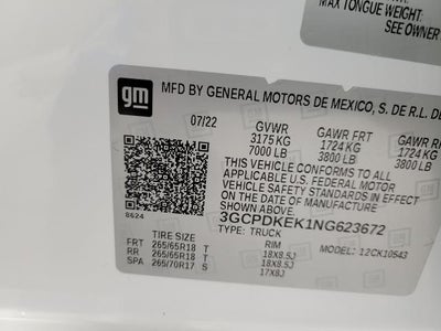 2022 Chevrolet Silverado 1500 4WD Crew Cab 147 LT w/2FL