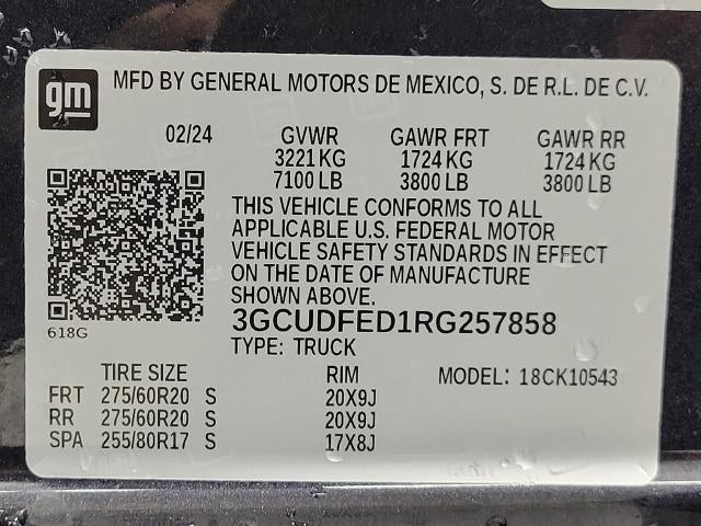 2024 Chevrolet Silverado 1500 4WD Crew Cab 147 LT Trail Boss