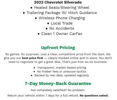 2022 Chevrolet Silverado 1500 4WD Crew Cab 147 LT Trail Boss