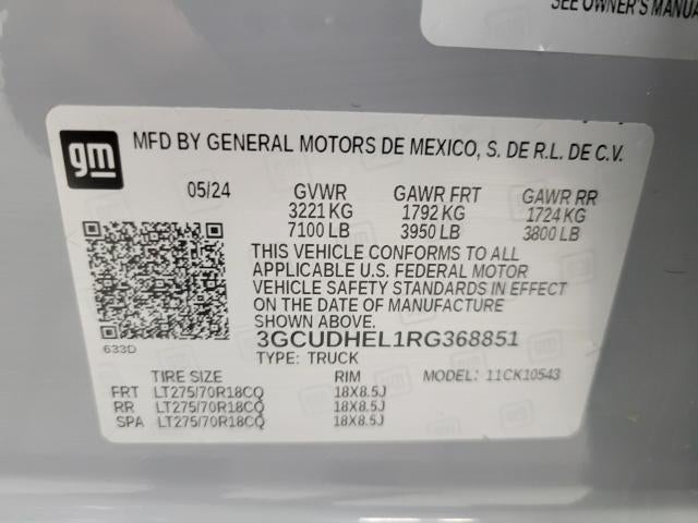 2024 Chevrolet Silverado 1500 4WD Crew Cab 147 ZR2