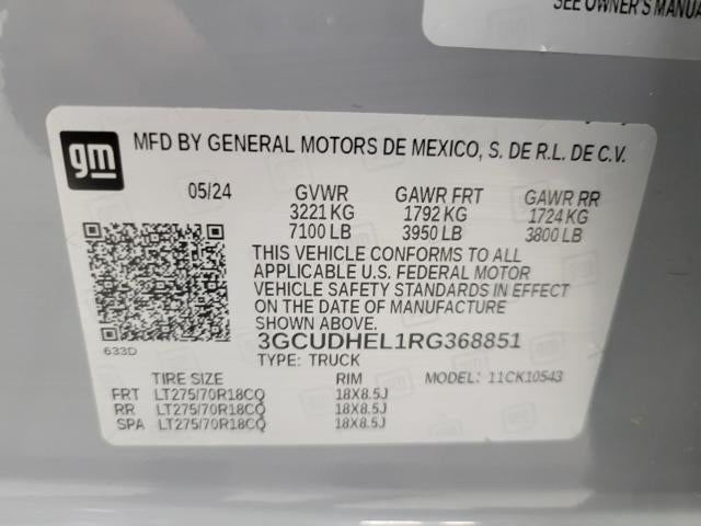 2024 Chevrolet Silverado 1500 4WD Crew Cab 147 ZR2