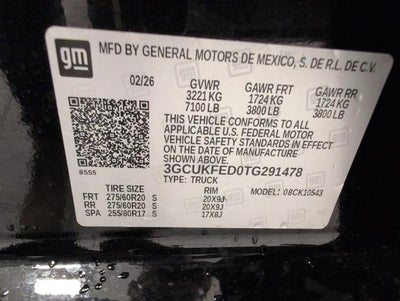 2026 Chevrolet Silverado 1500 4WD Crew Cab 147 LT Trail Boss