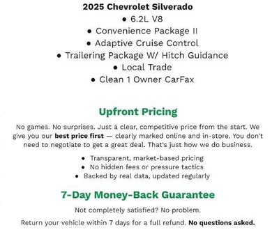 2025 Chevrolet Silverado 1500 4WD Crew Cab 147 LT Trail Boss