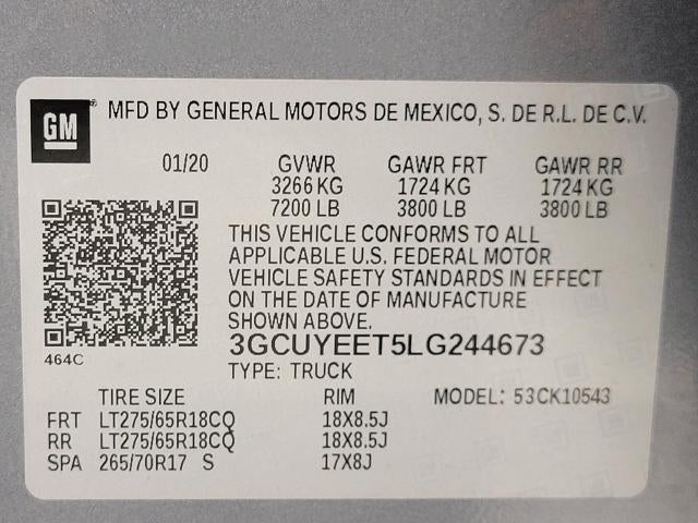 2020 Chevrolet Silverado 1500 4WD Crew Cab 147 RST