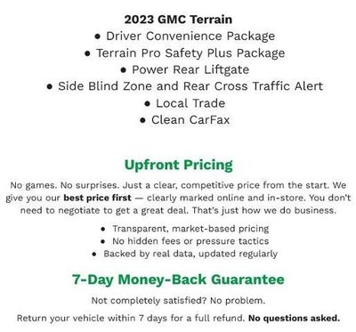2023 GMC Terrain AWD 4dr SLE