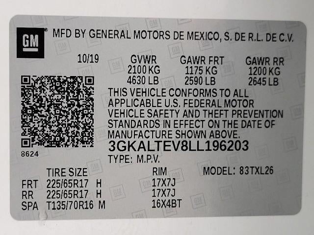 2020 GMC Terrain AWD 4dr SLE