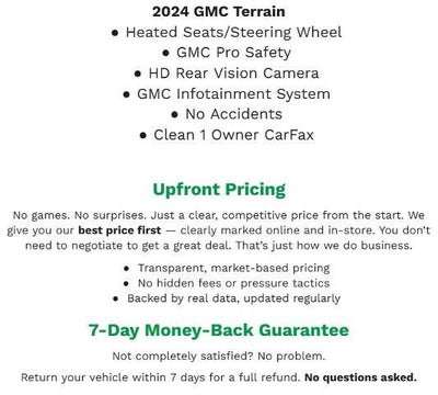 2024 GMC Terrain AWD 4dr SLT