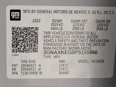 2023 Chevrolet Equinox FWD 4dr LT w/1LT