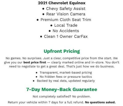 2021 Chevrolet Equinox FWD 4dr LT w/1LT